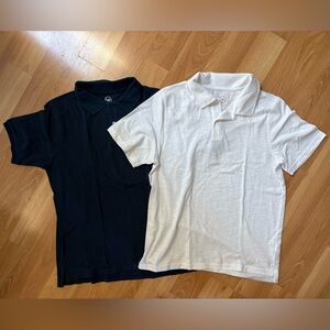 Wonder Nation Navy Blue and White Kids Polo Shirts